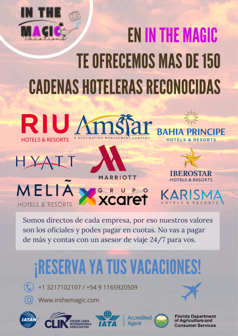 in the magic - agencia de turismo - viajes - vacaciones